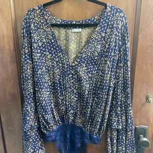Free people flowy bodysuit